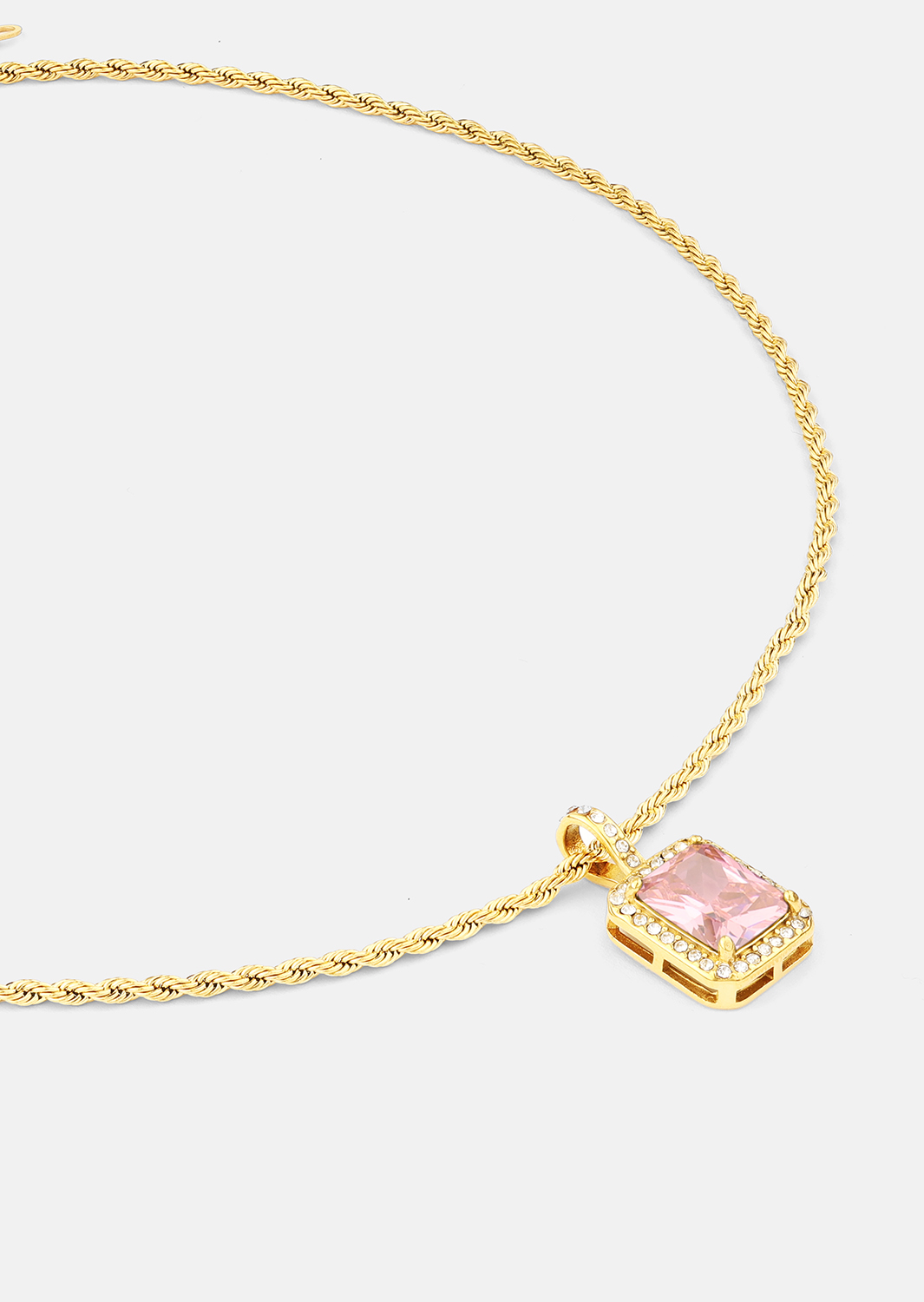 Halskæde Rose Luxe - 18k Forgyldt