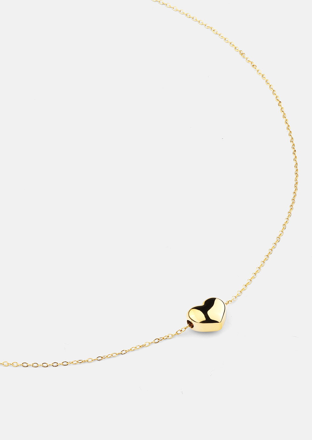 Halskæde Heart of Gold – 18k Gold Plated