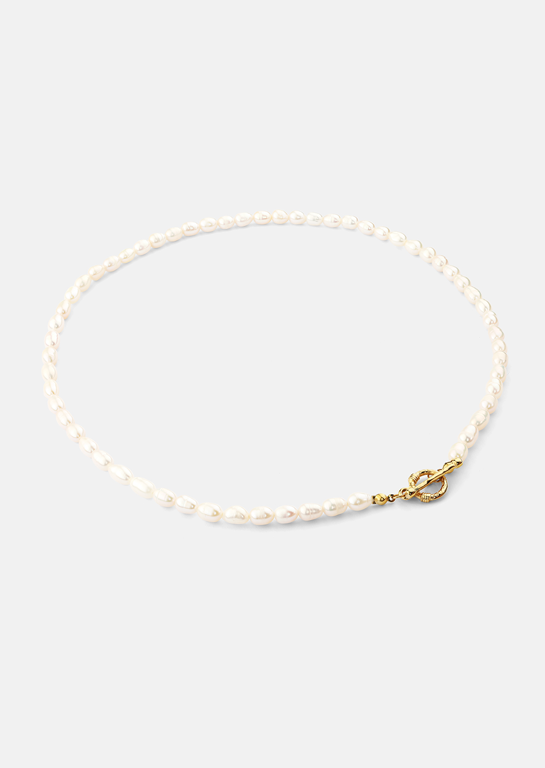 Halskæde Classic Pearl - 18k Forgyldt