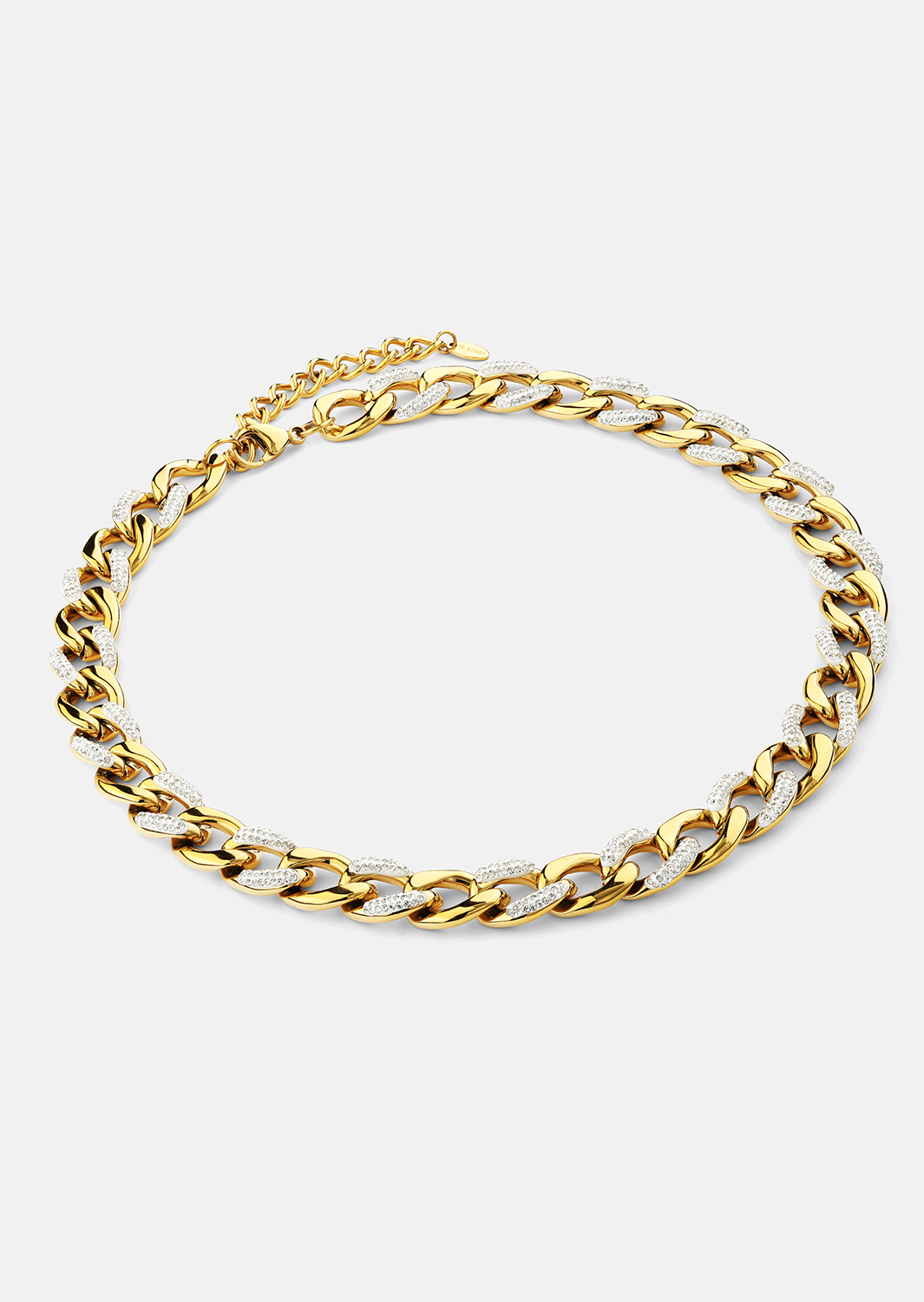 Halskæde Cuban Shine - 18k Forgyldt