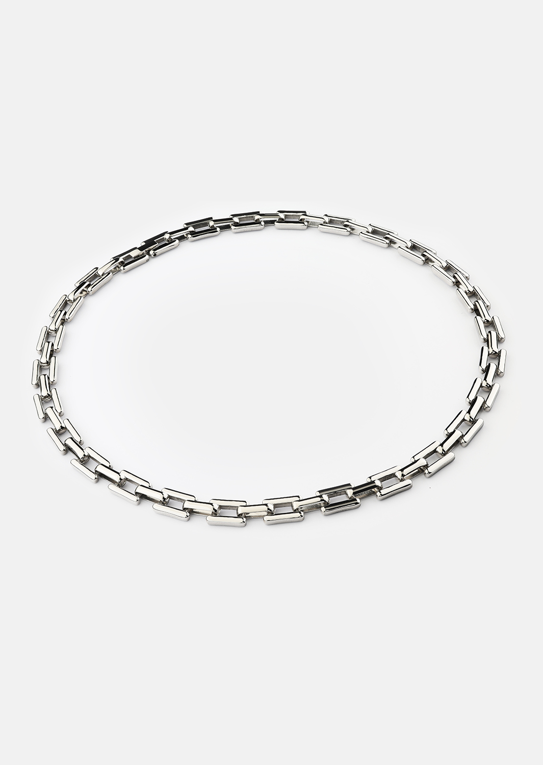 Halskæde Chain Link – Forsølvet