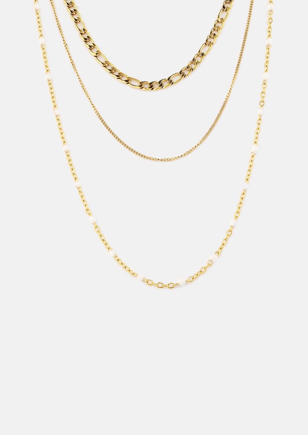 Halskæde Layered Elegance - 18k Forgyldt