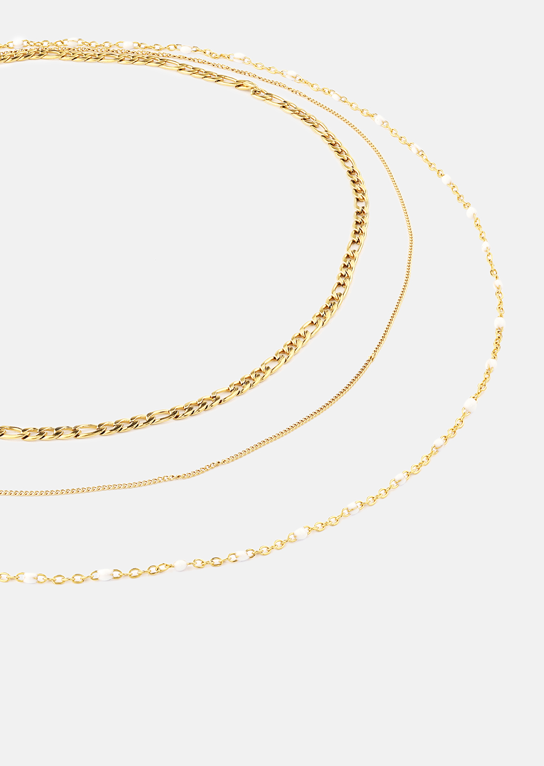 Halskæde Layered Elegance - 18k Forgyldt