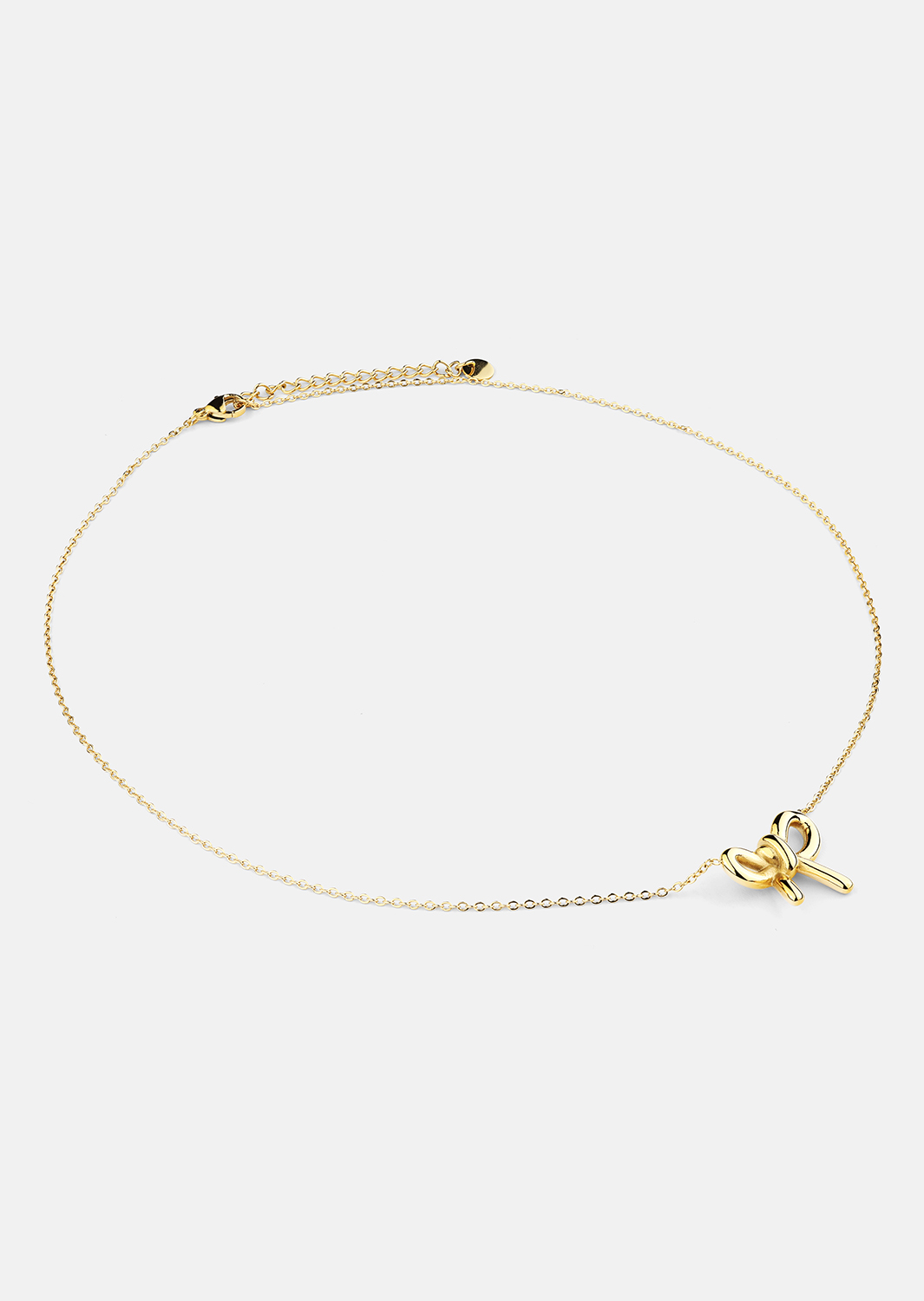 Halskæde Golden Bow - 18k Forgyldt