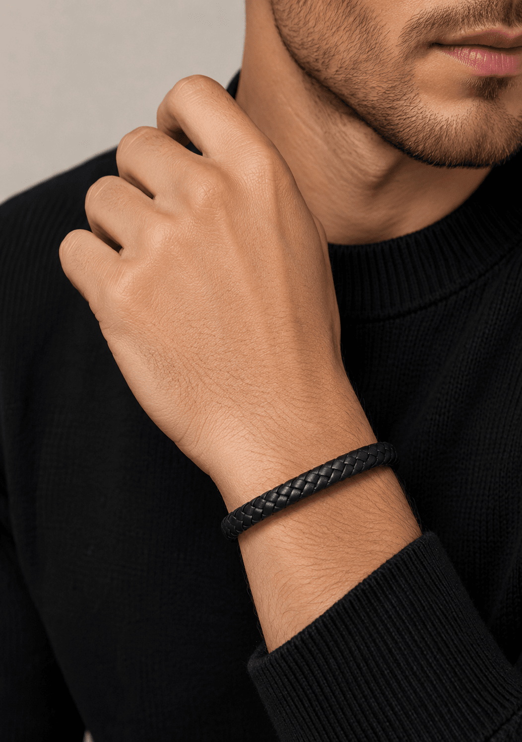 Læderarmbånd Shadow Forge