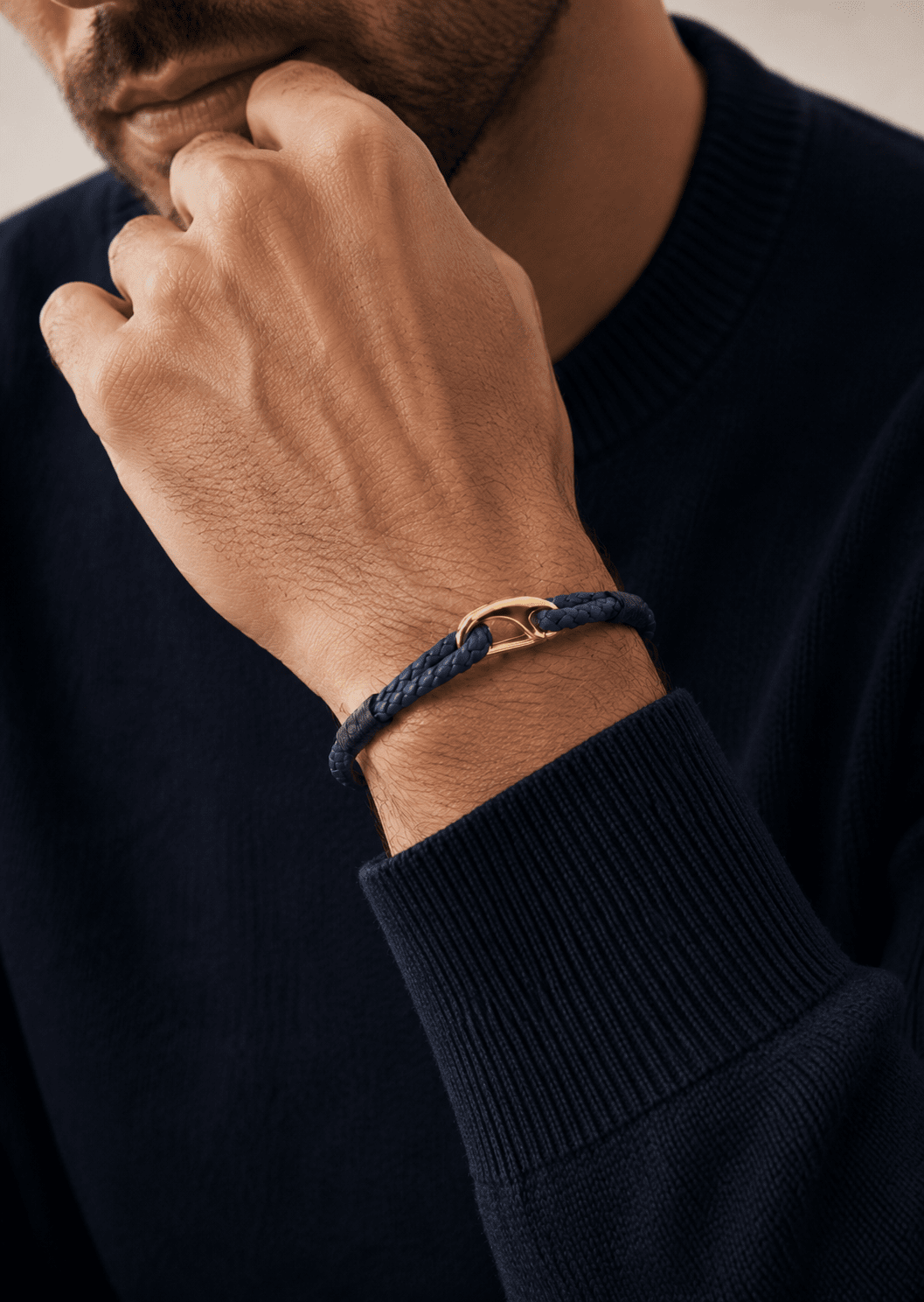 Læderarmbånd Midnight Kin