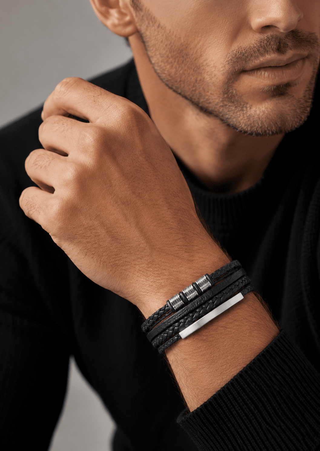 Læderarmbånd Valor Stride