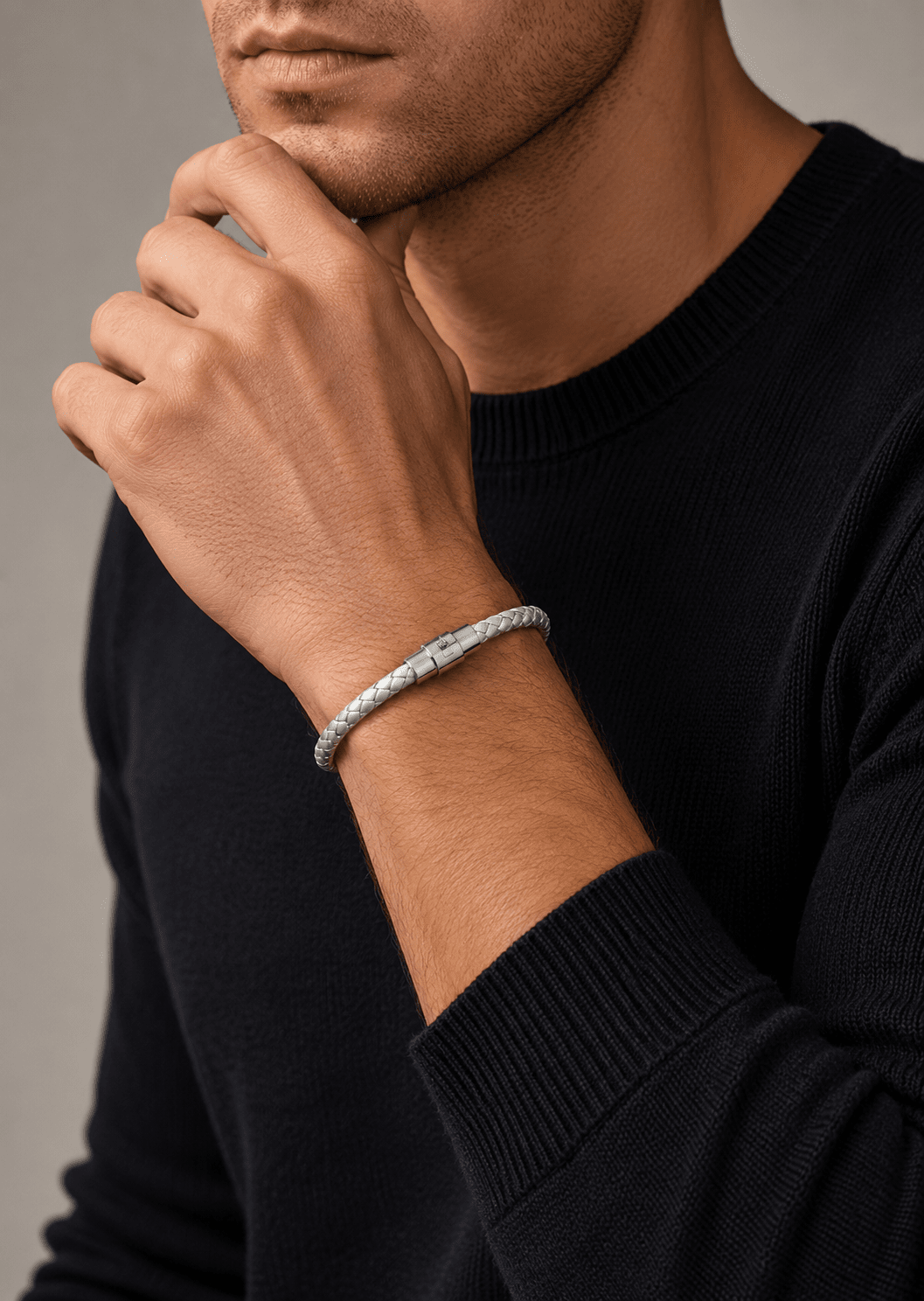 Læderarmbånd Brave Tangle