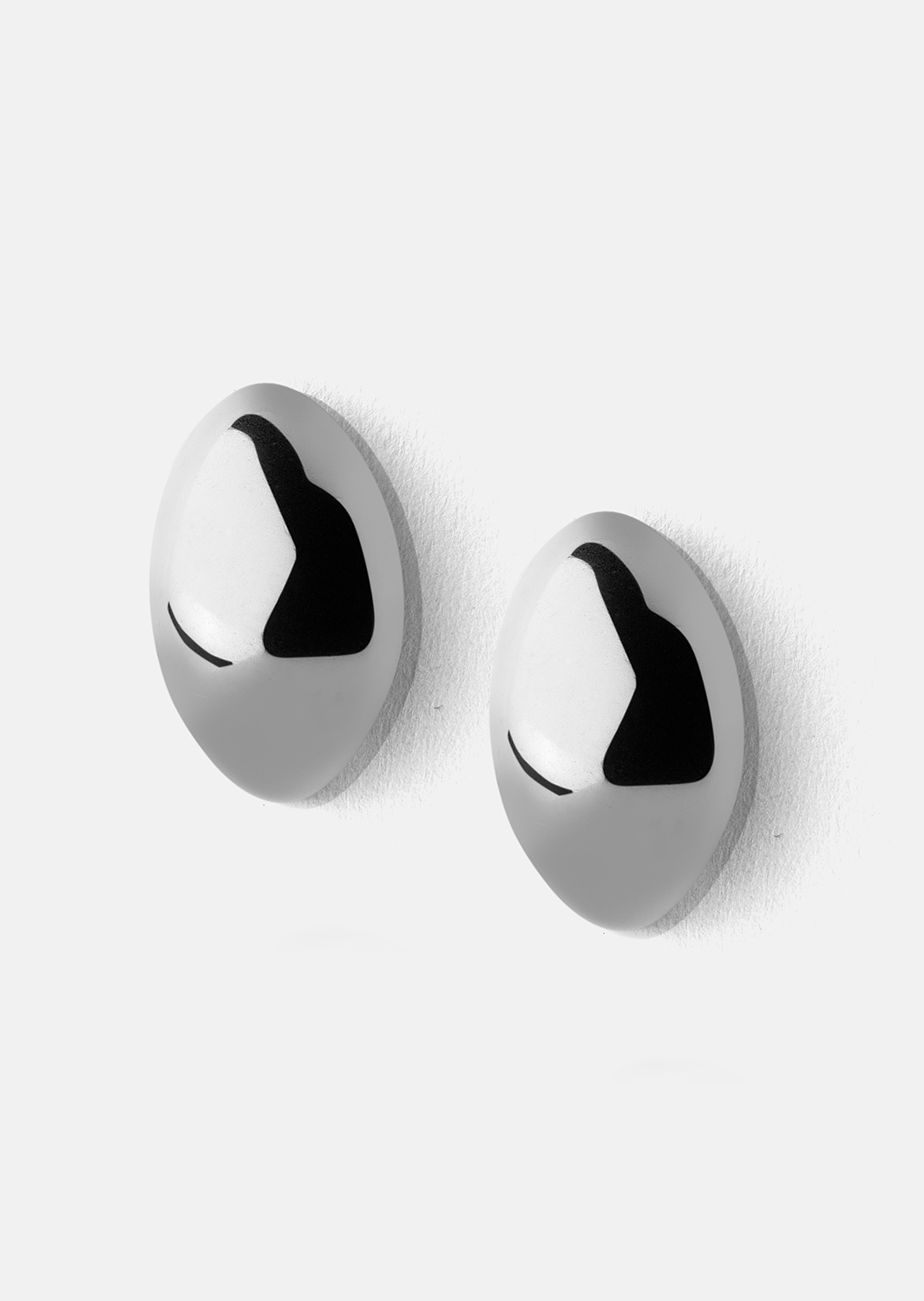 Ørering Chic Hoops - Forsølvet