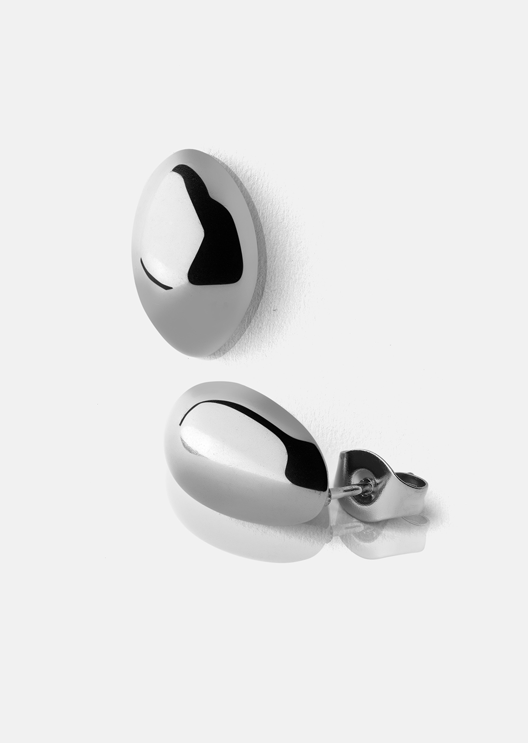 Ørering Chic Hoops - Forsølvet