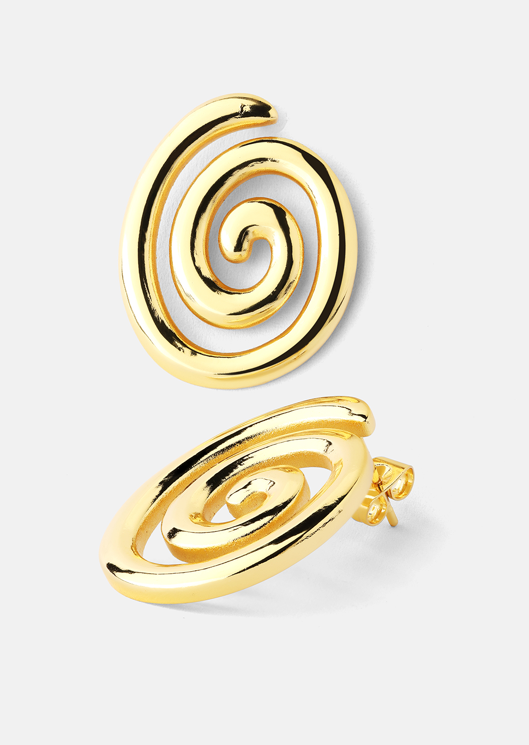 Resin Ørering - 18k Forgyldt