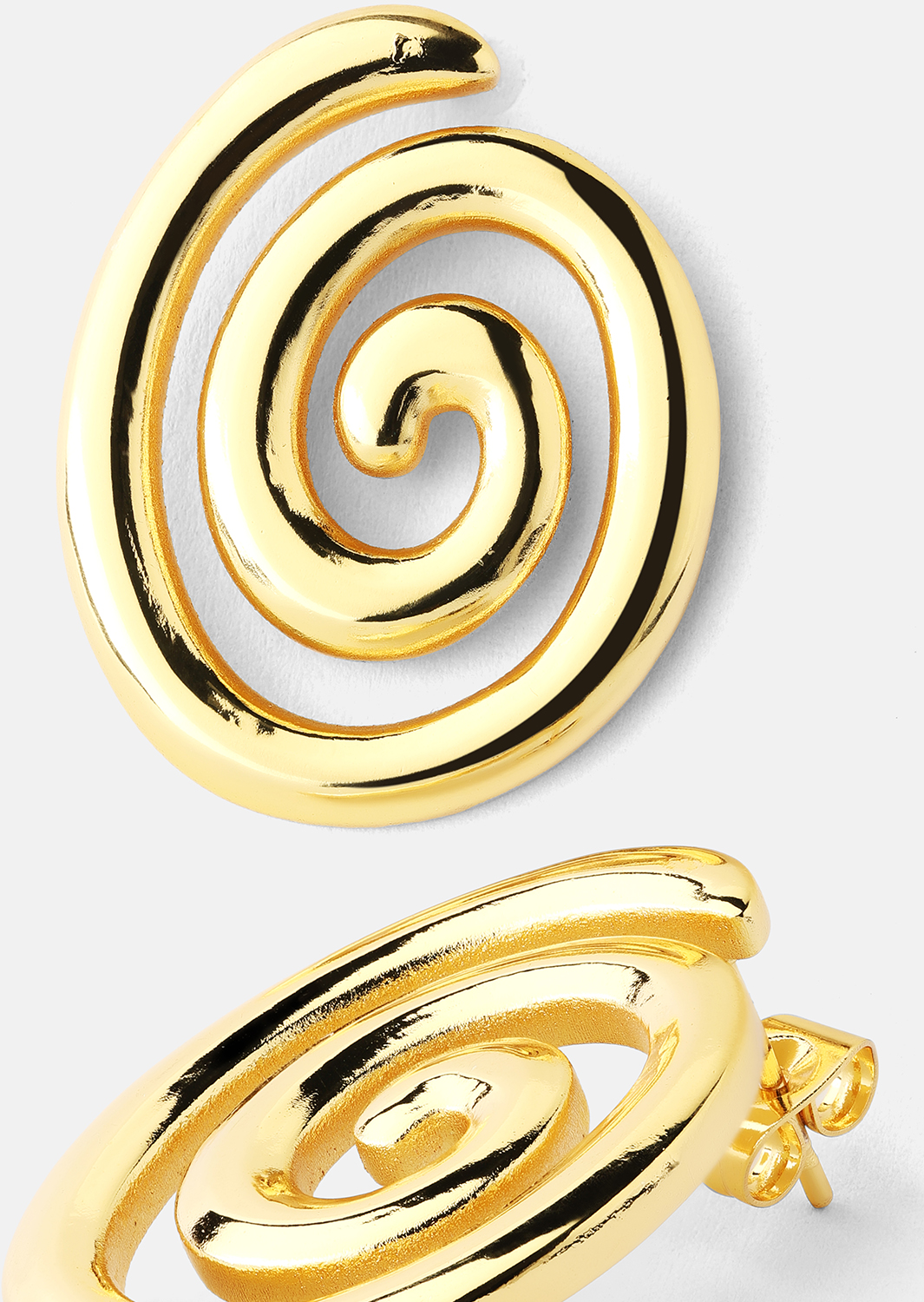 Resin Ørering - 18k Forgyldt