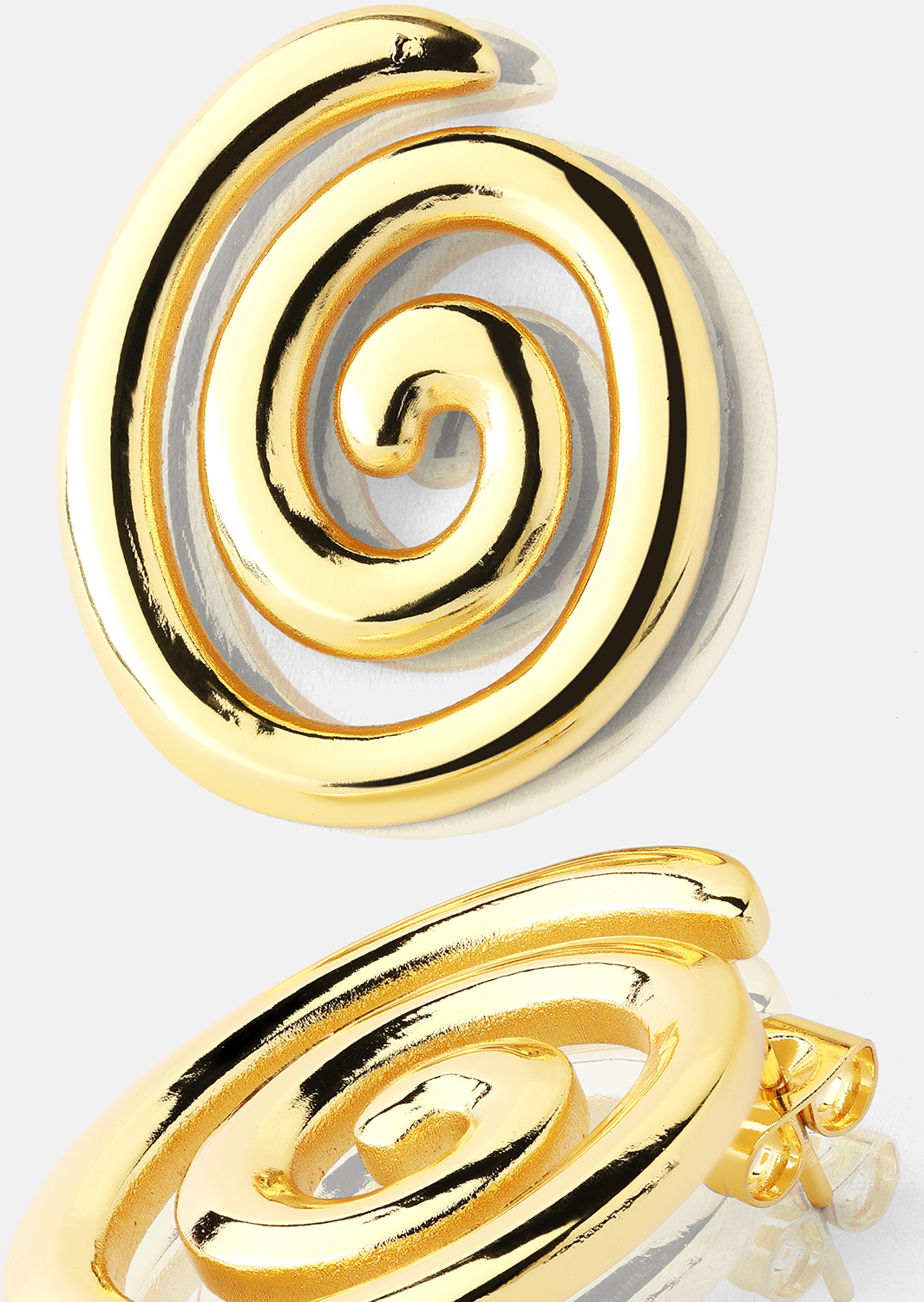 Resin Ørering - 18k Forgyldt