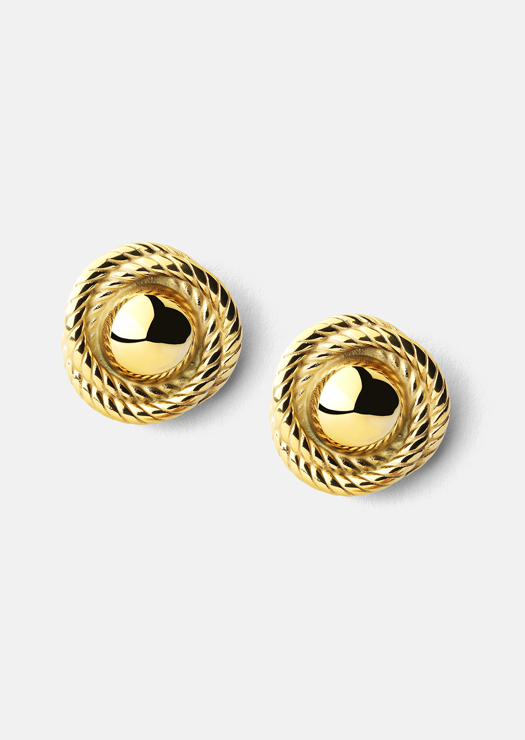 Ørering Regal Twist - 18k Forgyldt