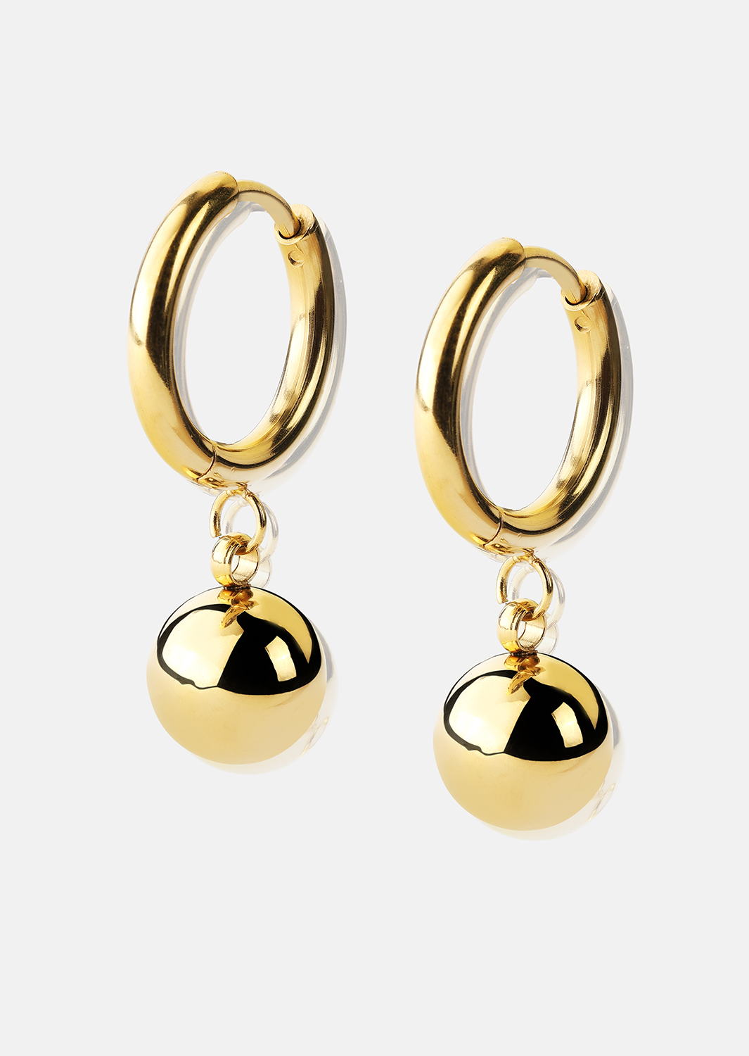 Ørering Golden Orbit Hoops - 18k Forgyldt