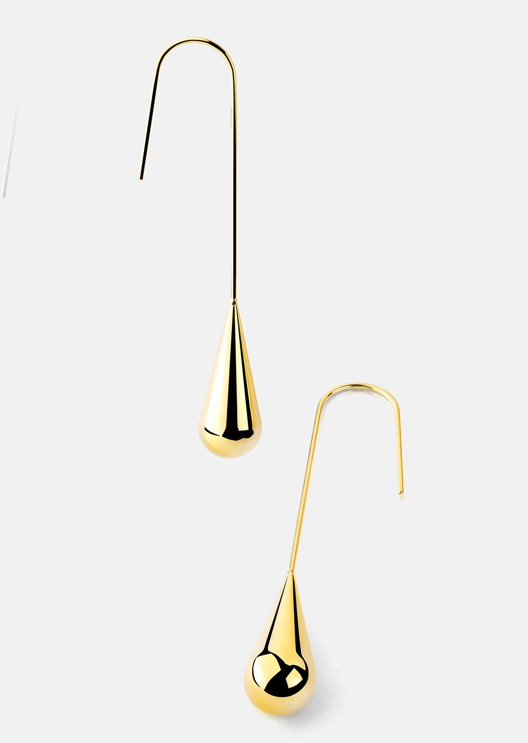 Ørering Golden Drop Elegance - 18k Forgyldt