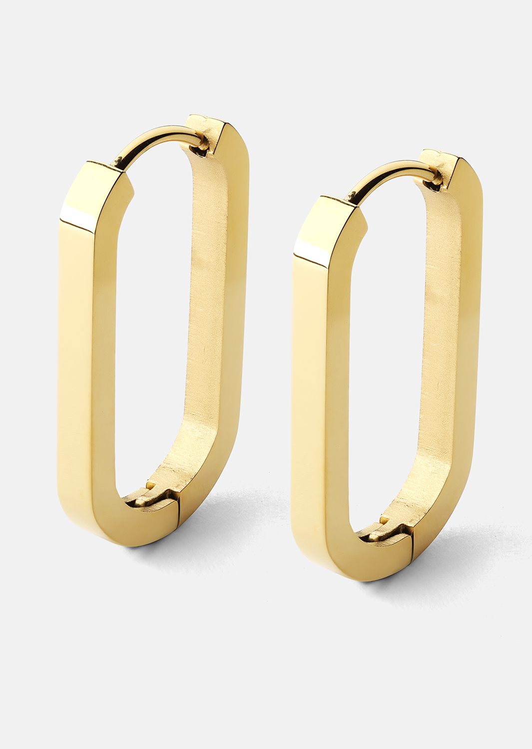 Ørering Edge Hoops - 18k Gold Plated