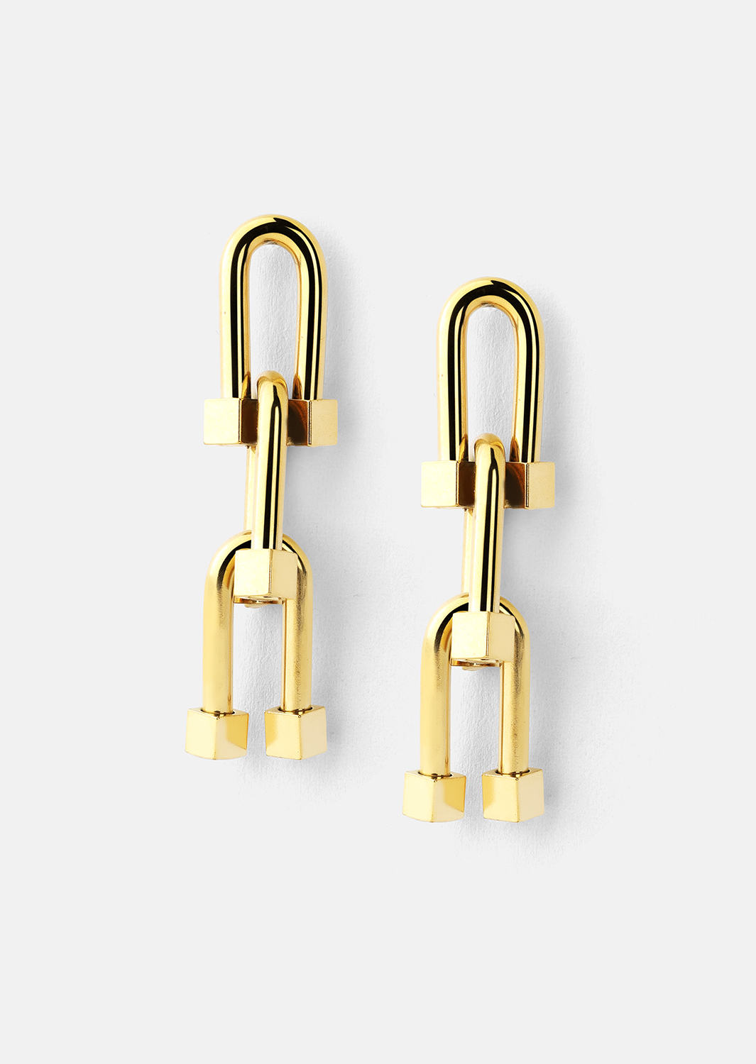 Øreringe Link Luxe – 18k Forgyldte