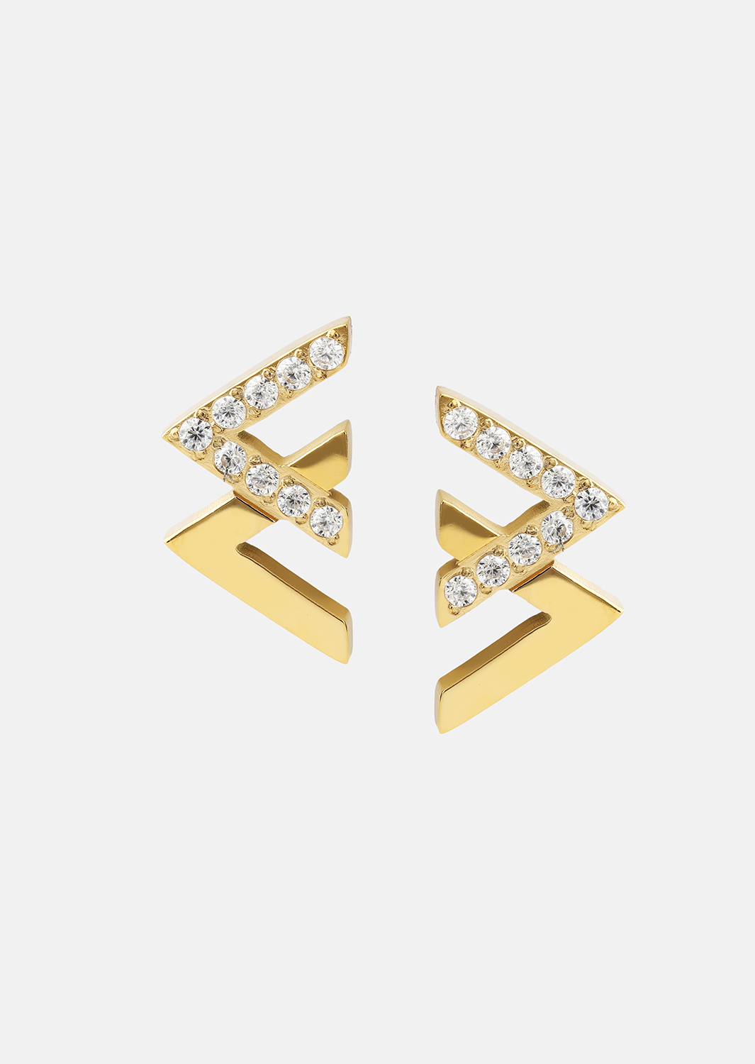 Vivid V Ørering - 18k Forgyldt
