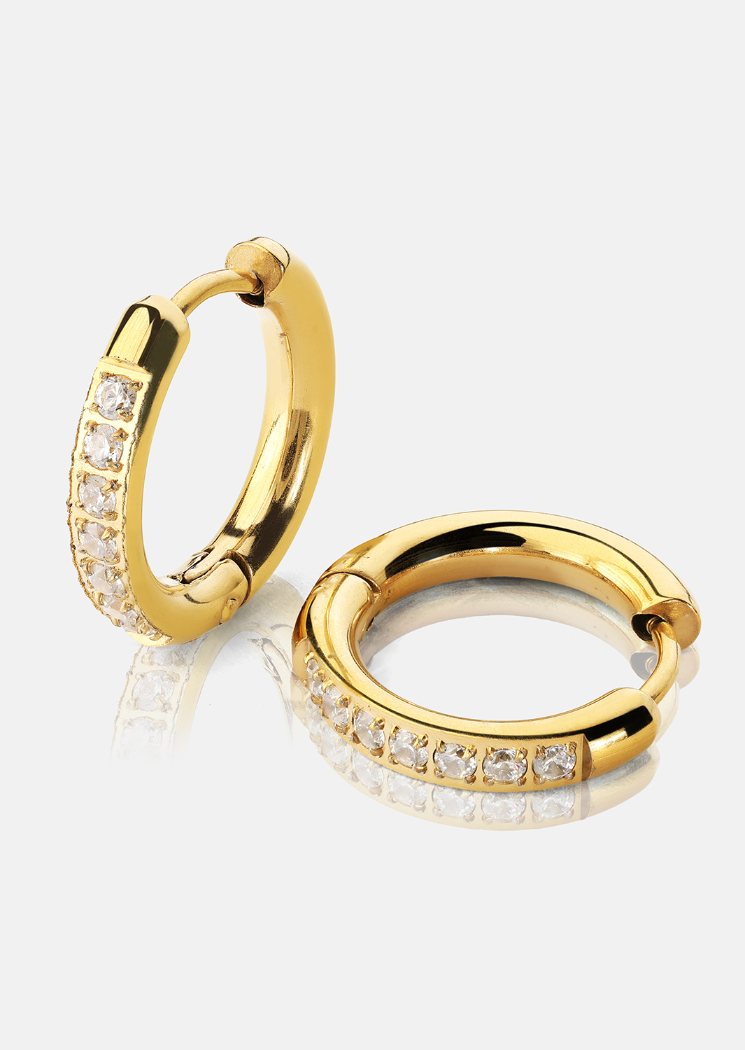 Øreringe Golden Spark – 18k Forgyldte