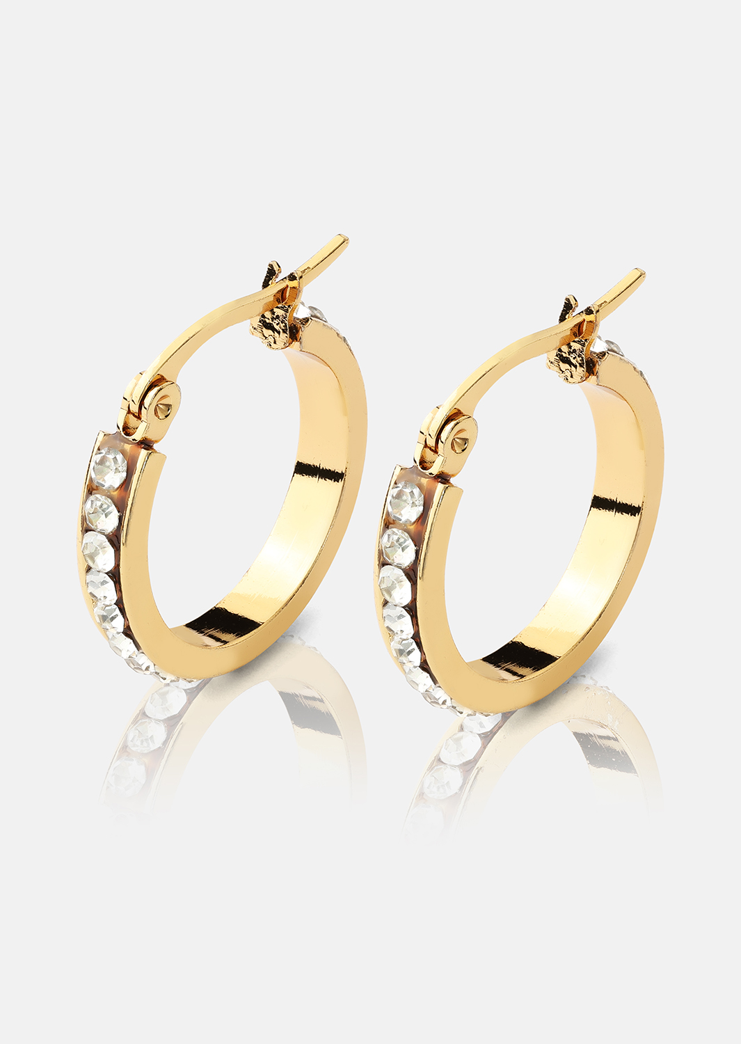 Ørering CrystalGlow - 18k Forgyldt
