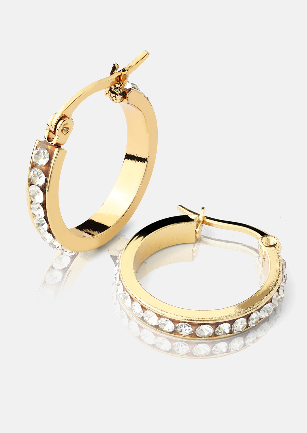 Ørering CrystalGlow - 18k Forgyldt