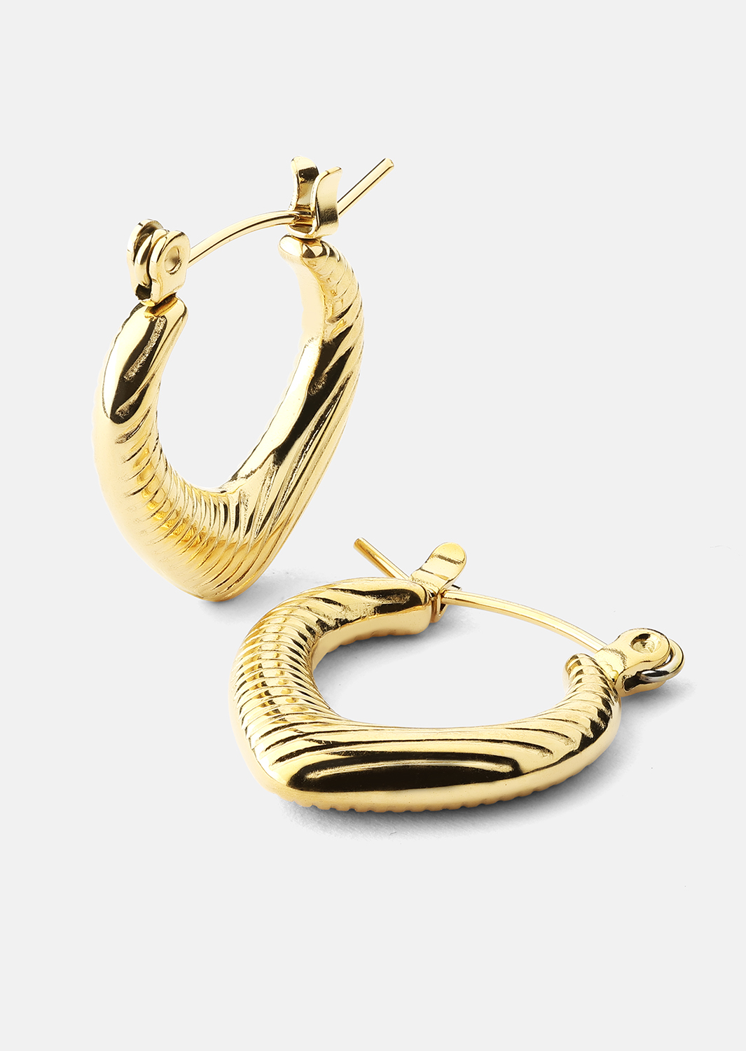 Øreringe Elegans – 18k Forgyldte