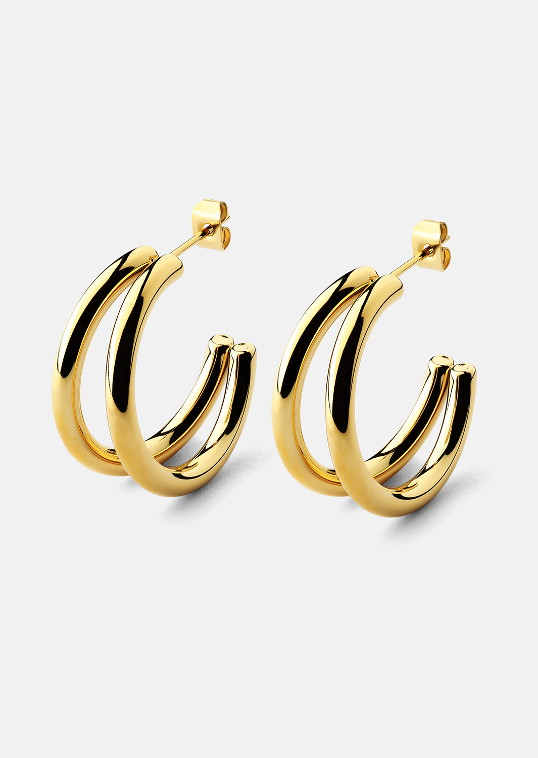 Ørering Dual - 18k Forgyldt
