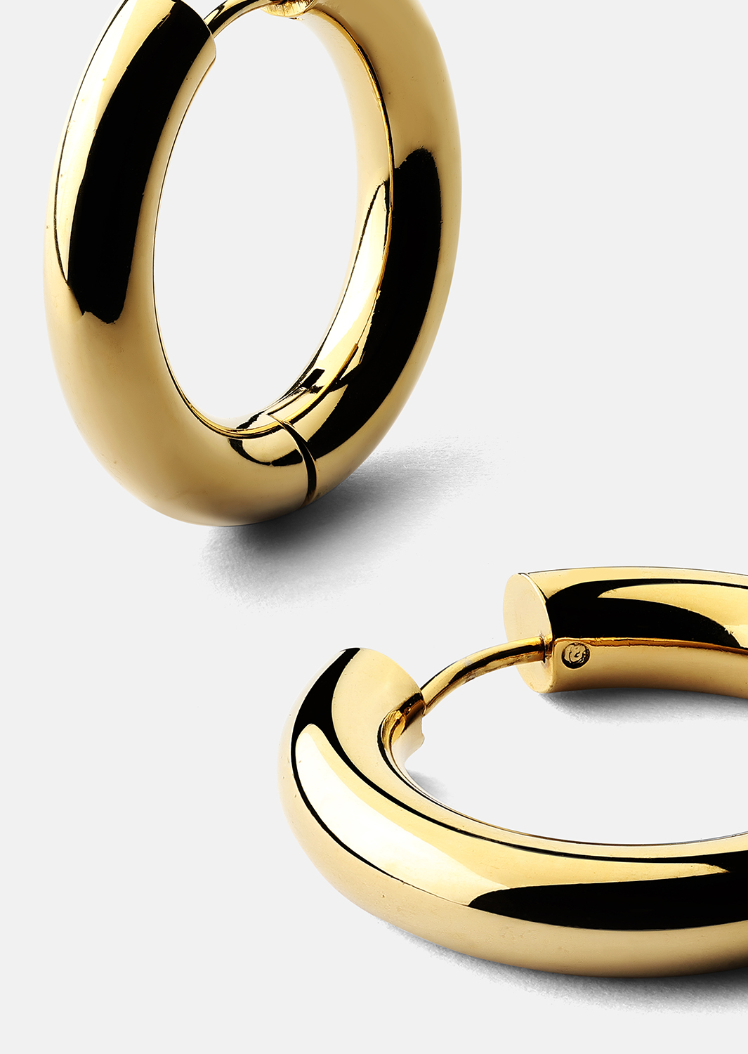 Luna Ørering - 18k Forgyldt
