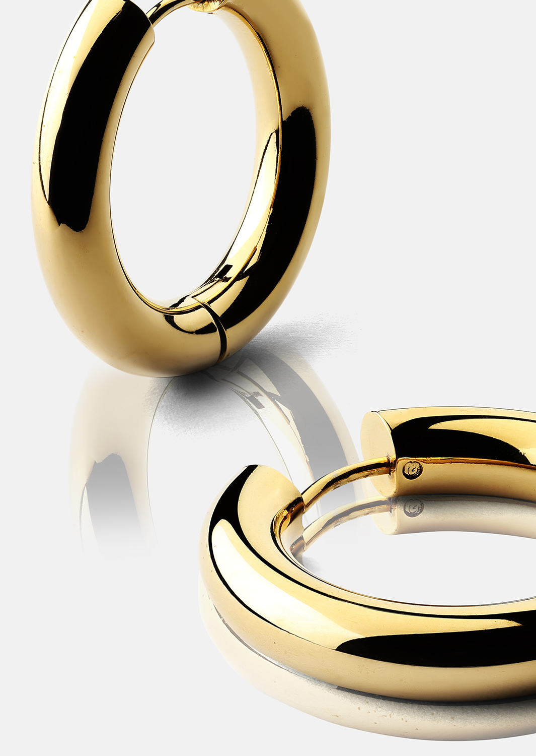 Luna Ørering - 18k Forgyldt