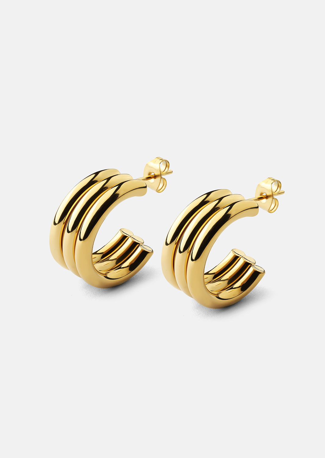 Riflia Ørering - 18k Forgyldt
