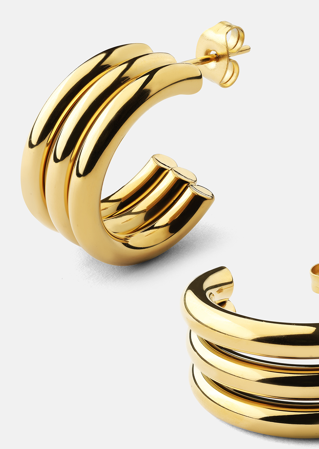 Riflia Ørering - 18k Forgyldt