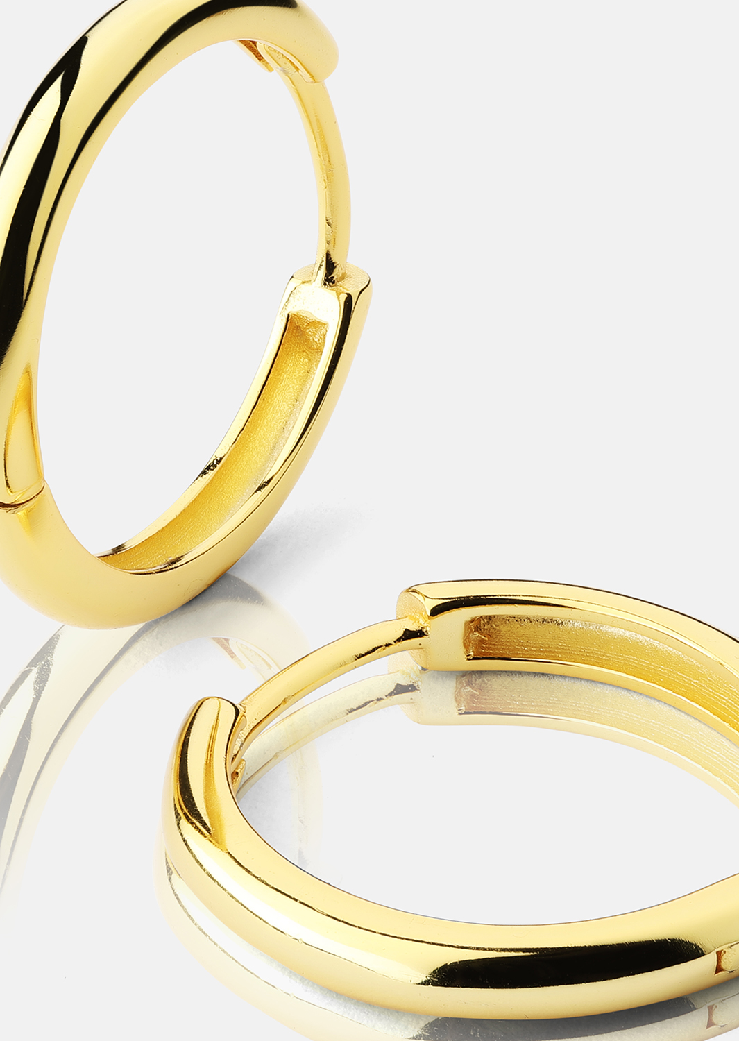 Ørering Shine Hoops - 18k Forgyldt