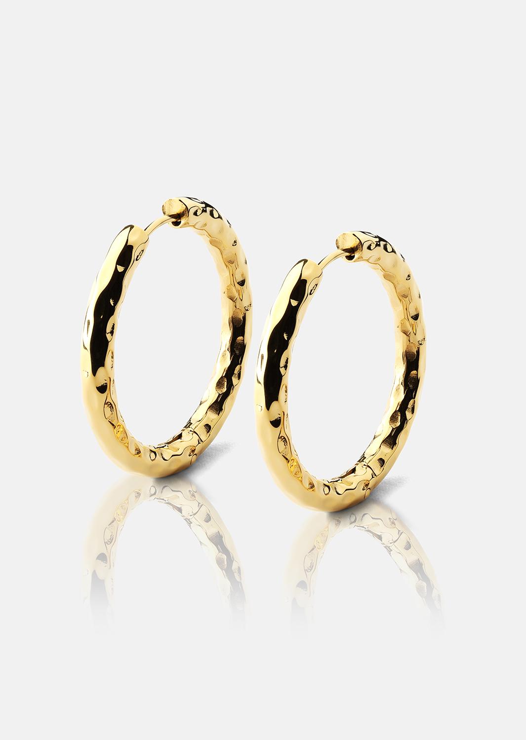 Ørering Everyday Hoops - 18k Forgyldt