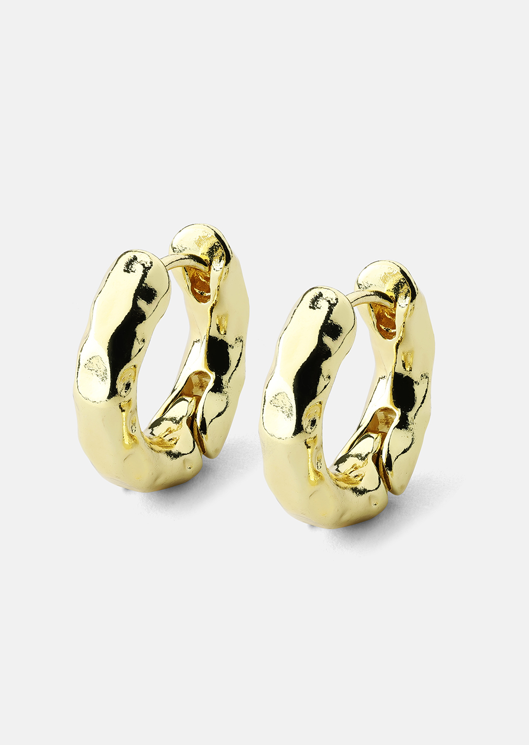 Ørering Luxe Ripple Hoops - 18k Forgyldt