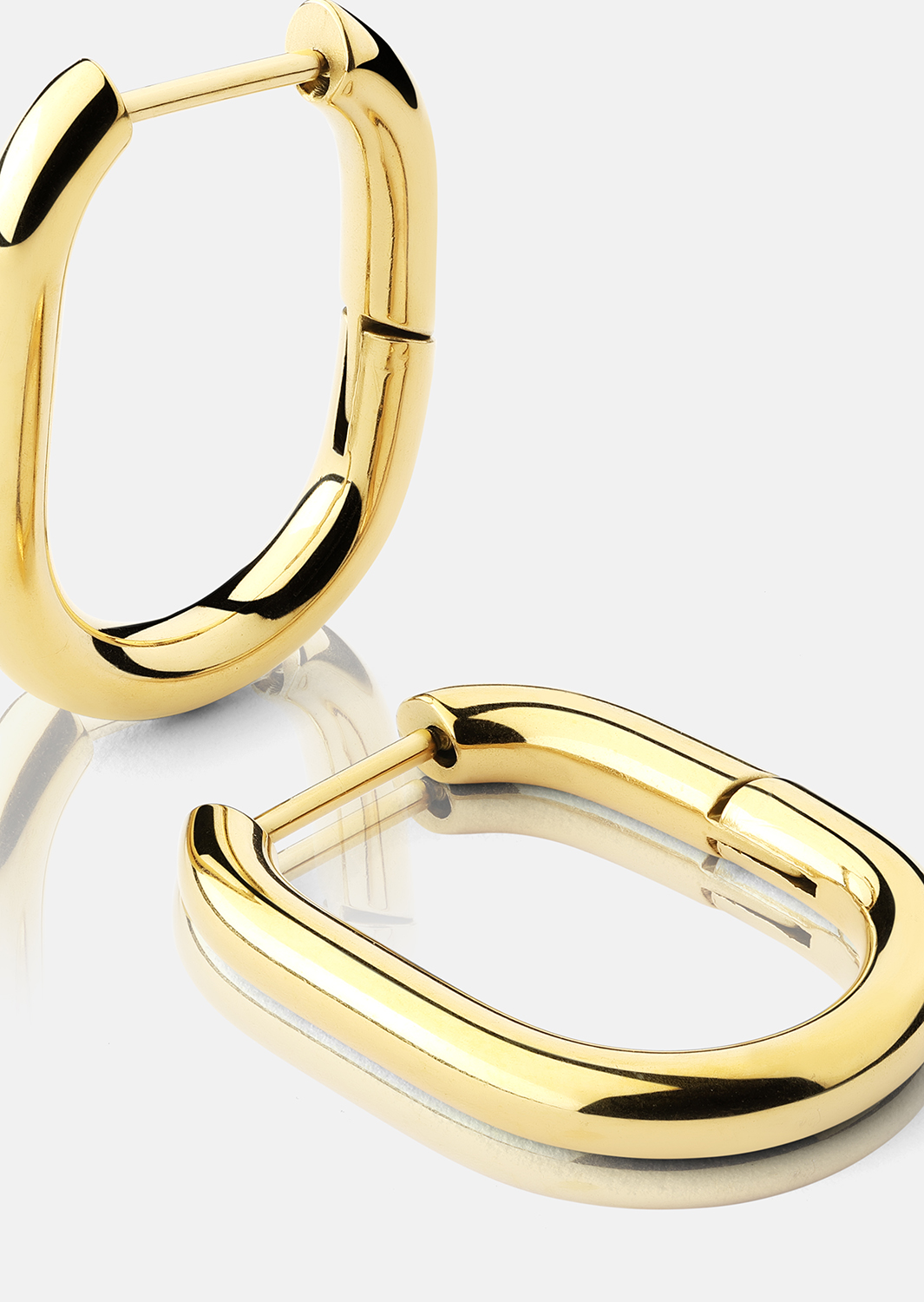 Ørering Eleganceis - 18k Forgyldt