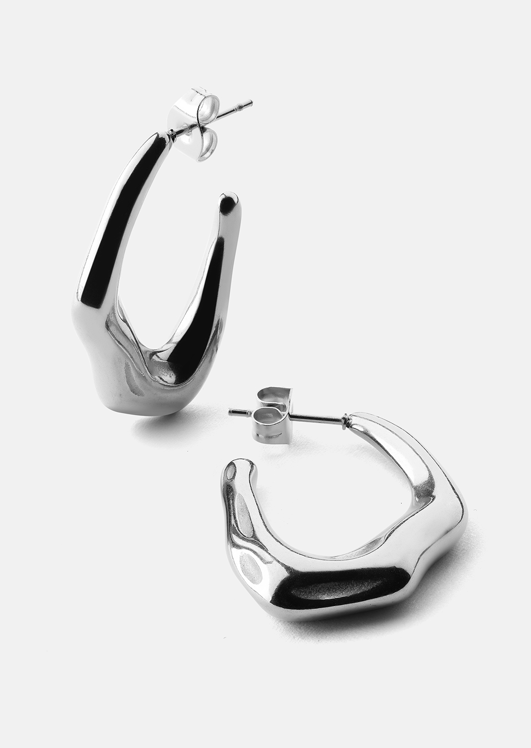 Ørering Bold Drops - Forsølvet