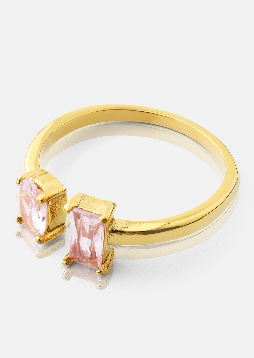 Ring Rosé Duo - 18k Forgyldt