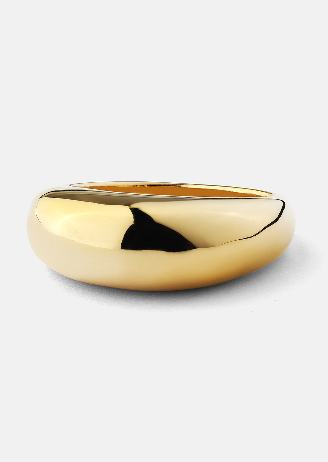 Golden Bold Ring - 18K Forgyldt