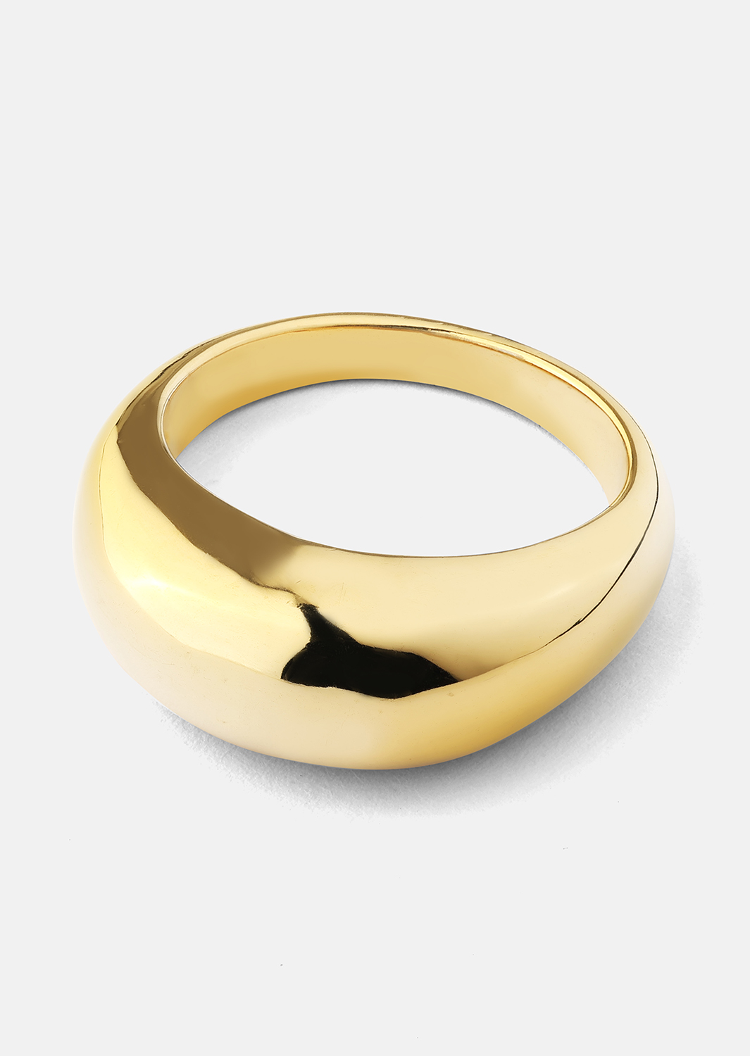Golden Bold Ring - 18K Forgyldt