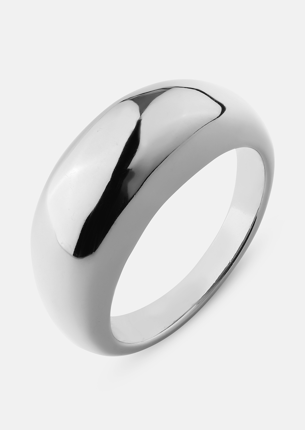 Golden Bold Ring - Forsølvet