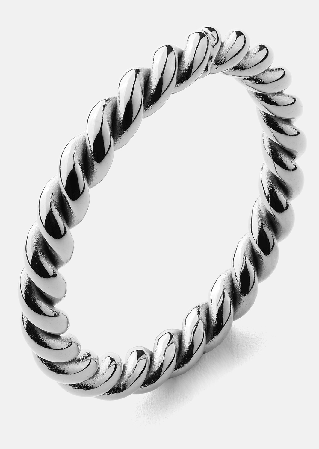 Ring Silver Twist - Forsølvet