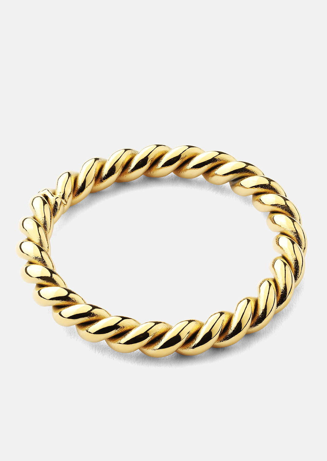 Ring Golden Twist - 18k guldbelagt