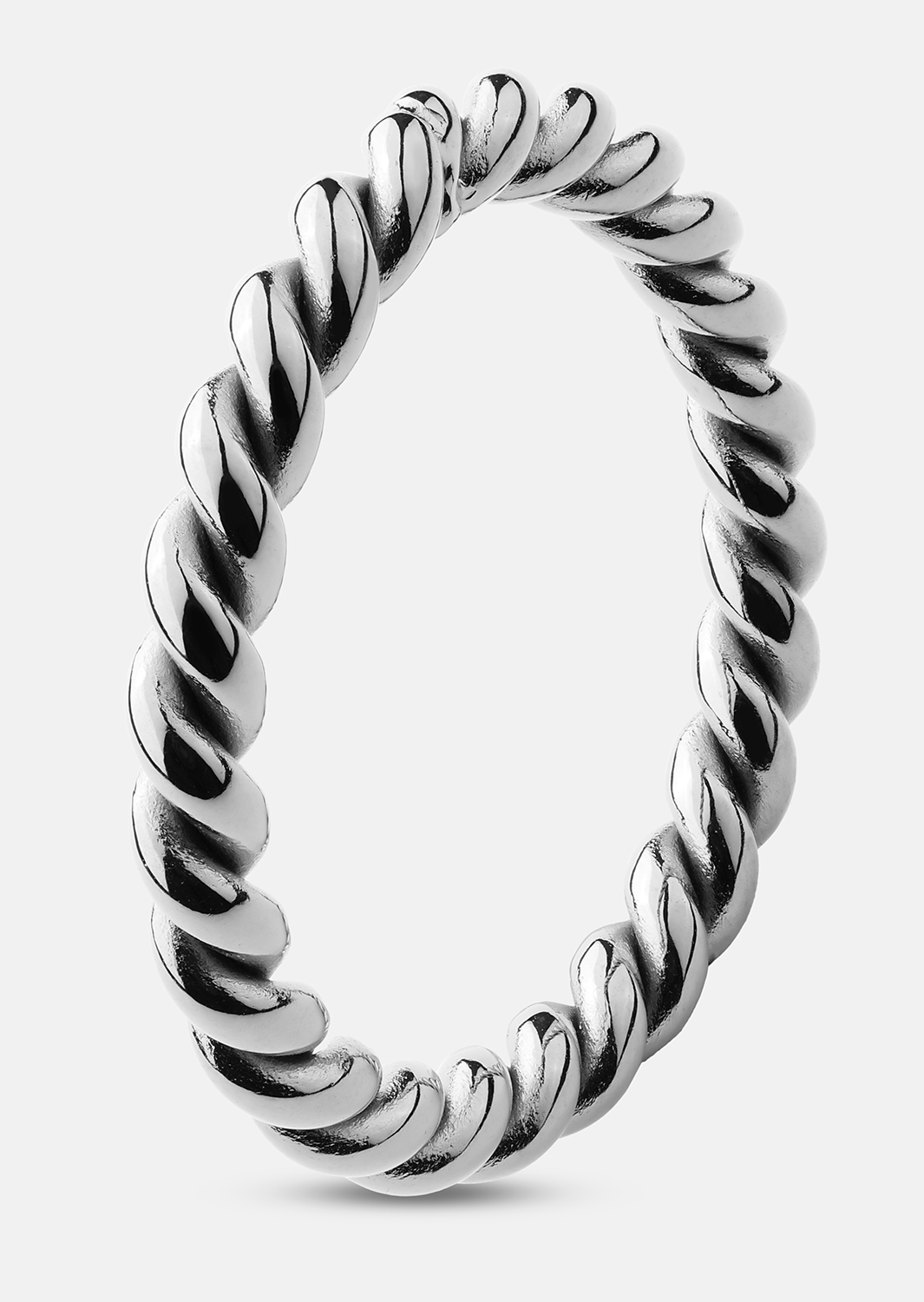 Ring Silver Twist - Forsølvet