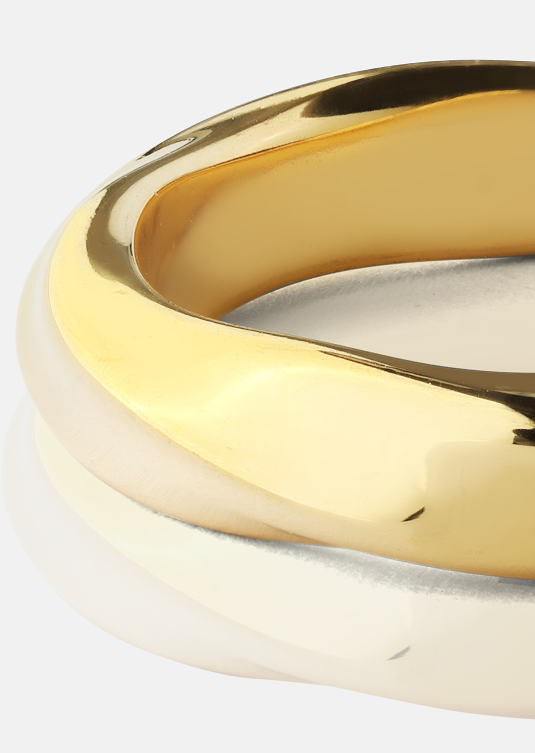 Ring Swirl - 18k guldbelagt