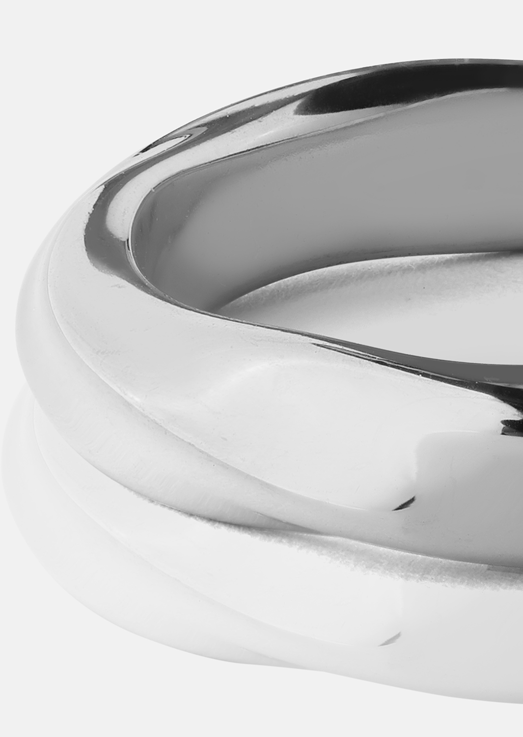 Ring Swirl - Forsølvet