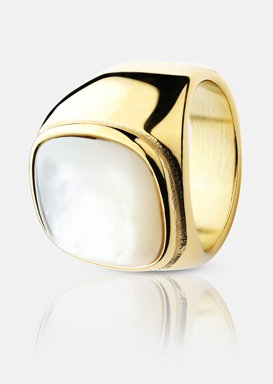 Ring Blanche - 18k guldbelagt