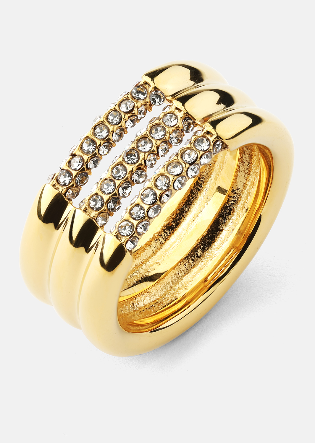 Ring Lumière - 18k guldbelagt