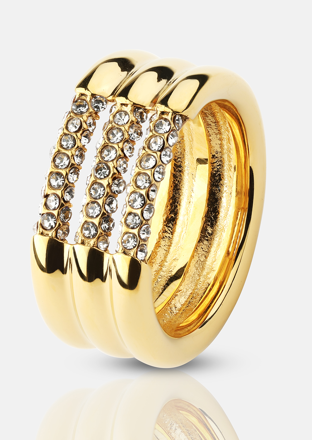 Ring Lumière - 18k guldbelagt