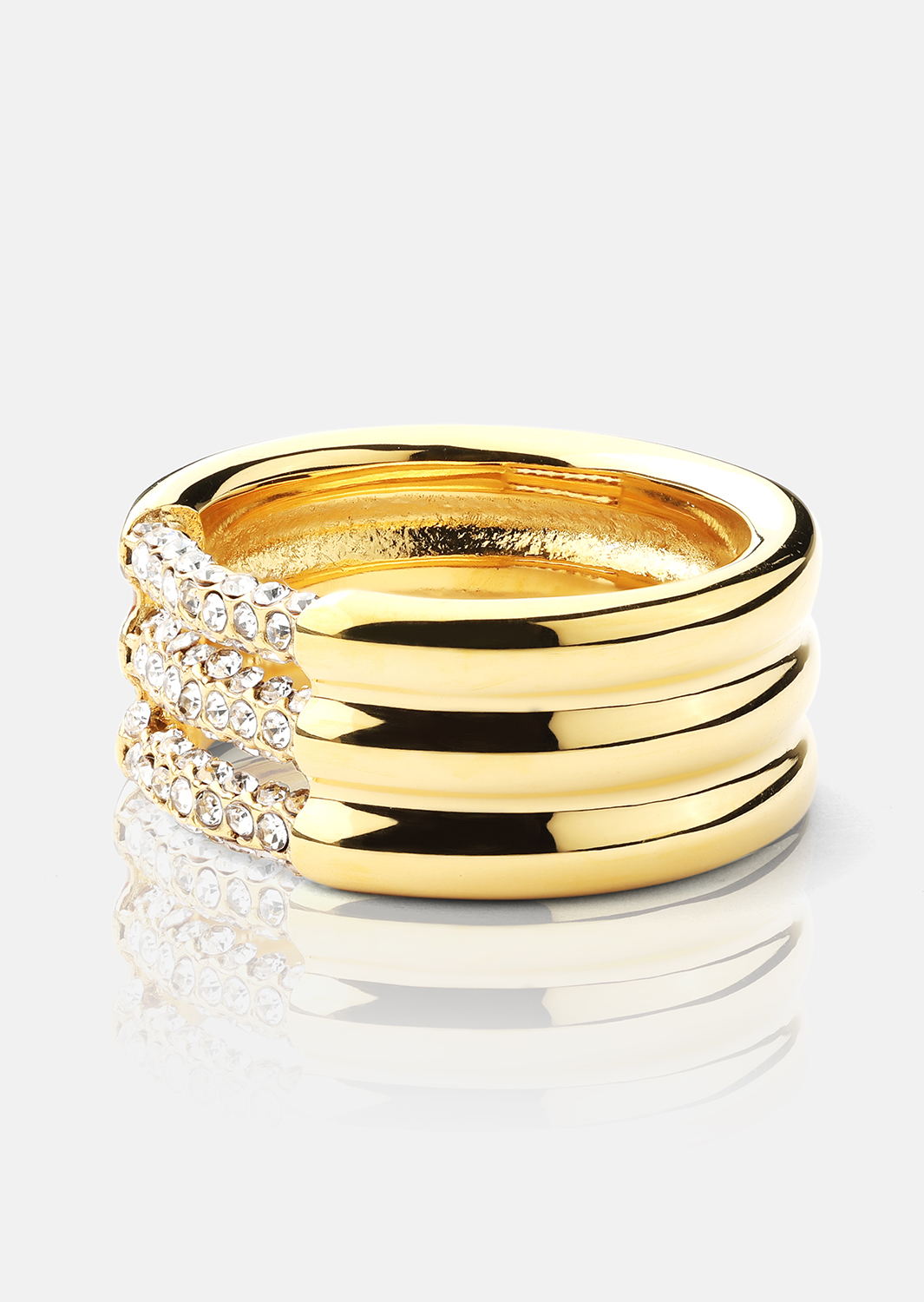 Ring Lumière - 18k guldbelagt
